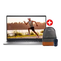 Laptop Dell Inspiron 15 3520 - 3XHY0 15.6"" Intel Core i7-1355U, 512GB SSD, 16GB RAM, FreeDOS - sin sistema operativo, plata + Mouse + Mochila